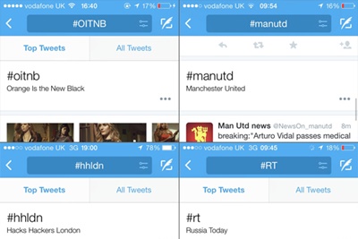 twitter hashtag