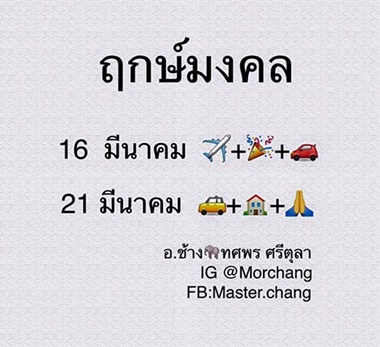 ฤกษ์มงคลประจำเดือนมีนาคม