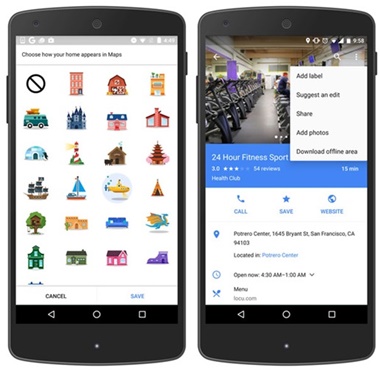 Google Maps บน Android