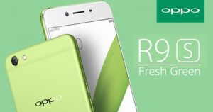 OPPO R9s สีเขียว Fresh Green Limited Edition